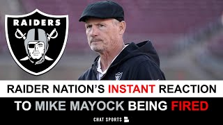 Raiders Fire Mayock Raider Nations INSTANT Reaction  Raiders Rumors On Derek Carr amp Rich Bisaccia [upl. by Nydnarb404]