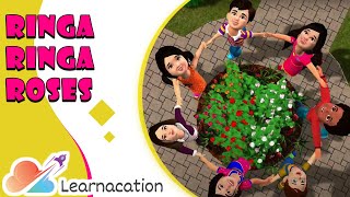 Ringa Ringa Roses Song with Lyrics  Nursery Rhymes Songs for Children  Kids Songs [upl. by Krauss]