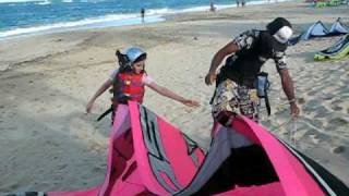 Kitesurfing Lessons with RADIO HELMETS  only at Kitexcitecom [upl. by Enoch]