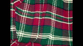 Crochet a tartan blanket  How to [upl. by Arvell20]