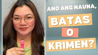 Ano ang nauna BATAS o KRIMEN [upl. by Teteak]