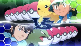 Ash vs Alain Full Battle in Hindi Part1 Pokemon XYZ Episode 38 [upl. by Anyehs419]