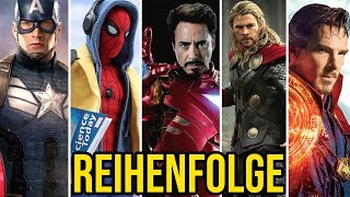 Alle MARVELFilme in RICHTIGER Reihenfolge  Recap  Jay amp Arya [upl. by Attekahs]