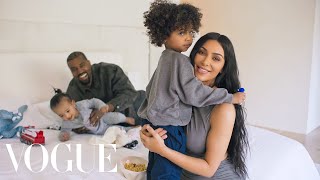 73 Questions With Kim Kardashian West ft Kanye West  Vogue [upl. by Knarf]