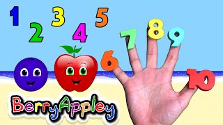 Numbers Song 110  Finger Family Song  Learn Numbers [upl. by Recneps]