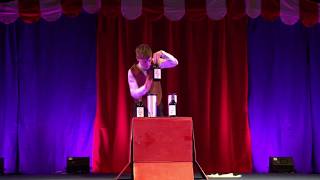 Multiplying Bottles by Soleyman Pierini Circus Smirkus at First Night Burlington 2018 [upl. by Adnuhsat]