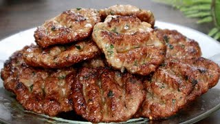 طبخ أسهل وأسرع وصفة كفته كباب بدون فرن مع الصوصات kofta kebab has never been so easy and delicious [upl. by Alper392]