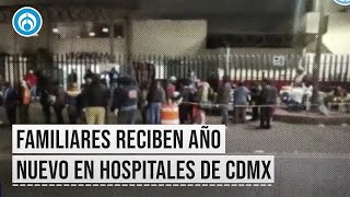 En la calle así es como familiares de pacientes duermen al no haber lugar en hospitales [upl. by Allwein914]