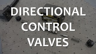 Directional Control Valves Full Lecture [upl. by Hoehne]