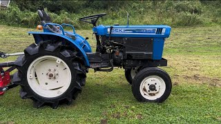 ISEKI TX1510 2WD Compact Tractor amp New 5ft Finishing Mower [upl. by Analah]