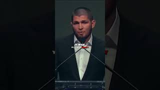 Khabib Nurmagomedov Gets Emotional Talking About His Father [upl. by Nnhoj983]