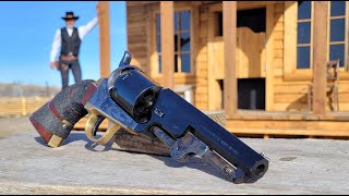 The 1851 Navy quotSheriffs Modelquot Race Revolver [upl. by Hildegarde133]