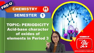 Acidbase character of Period 3 oxides TeacherTang [upl. by Cis]