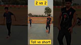 Tallest height vs shortest heights basketball 2 vs 2 2024 viralvideo motivation [upl. by Yessak101]