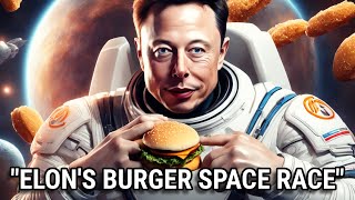 🎵 Elons Burger Space Race Lyrics [upl. by Ryon532]