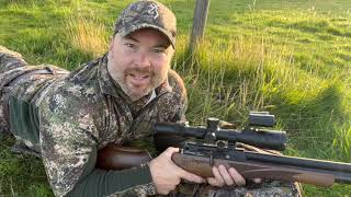 Rabbit Hunting with FAC Airguns  Daystate Huntsman Revere in 22 cal [upl. by Marentic]