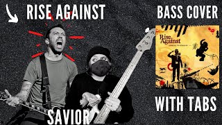 Savior  Rise Against Bass Cover Tablature [upl. by Grady]