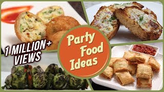 Party Food Ideas  Quick And Easy To Make Party Starters  Snack  Dips Recipe [upl. by Viccora]