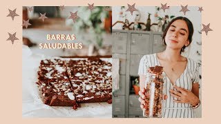 2 RECETAS SALUDABLES Barras energeticas con superalimentos sin y al horno [upl. by Cynde]