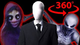 360 Creepypasta Experience The Rake Slenderman and Jeff The Killer [upl. by Loggins]