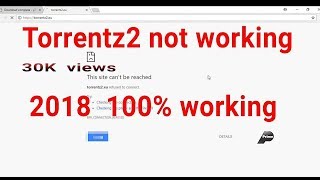 Torrentz2 not working  How to open torrentz2eu 2018  100 working [upl. by Norrehs]