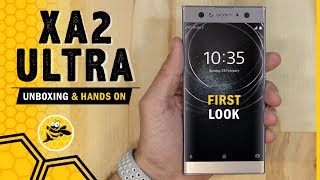 Sony Xperia XA2 Ultra Unboxing and First Impressions [upl. by Anahsak]