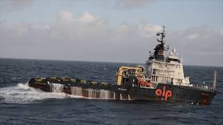 Ship in Storm  INSANE Navy Boat Exercise in Too Rough Sea Storm Force 12 [upl. by Saucy218]