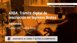 ARBA Trámite digital de Inscripción en Ingresos Brutos  UBA [upl. by Hasty]