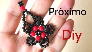 🌺🌺🌺Diy Bijuterias  Brinco de Flor com Cristais  Próximo Vídeo [upl. by Crawley]