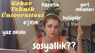 Gebze Teknik Üniversitesini öğrencisinden dinleyin [upl. by Eelyab888]