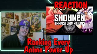 Ranking EVERY Anime PowerUp REACTION [upl. by Aguayo]