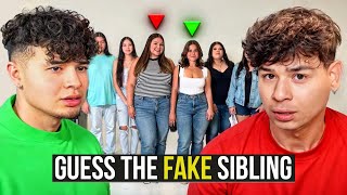 LOS BOYZ GUESS THE FAKE SIBLING  1 Fake Sibling VS 4 Real Siblings [upl. by Brause]