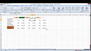 Porcentajes verticales y horizontales [upl. by Assirral]