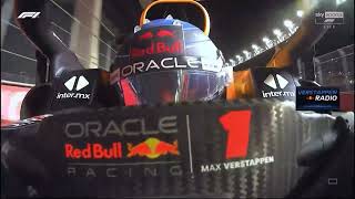 ❗️Max Verstappen 4 time Word Champion❗️ Radio Reaction 2024  Las Vegas [upl. by Jonette616]