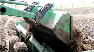 Hauling Manure at Nicholson Farms 2013 Day 2 [upl. by Harberd]