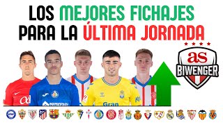 🚀 LOS MEJORES FICHAJES FANTASY PARA LA JORNADA 38  BIWENGER 2324 [upl. by Yrem]