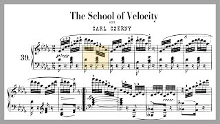 A Chopin like etude by Czerny Czerny Op 299 No 39 from The School Of Velocity [upl. by Fan]