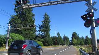 Old Highway 99 Railroad Crossing near Tenino WA [upl. by Goulder431]