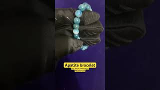 Apatite bracelet healingcrystalsandstones sacredbeads spiritualhealing crystalelements shorts [upl. by Htiek]