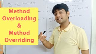 Method Overloading And Method Overriding  JAVA  Hindi [upl. by Gilda]