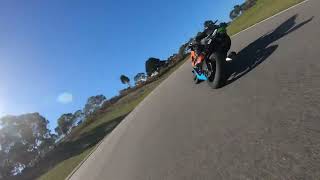 Rs250 vs SV650 Broadford Race Track [upl. by Tserof]