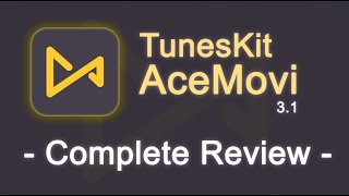 TunesKit AceMovi  Video Editor Review and Tutorial  2021 [upl. by Felita]