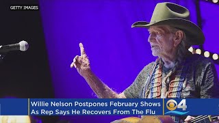 Willie Nelson Cancels February Tour Dates Because Of Flu [upl. by Haela]