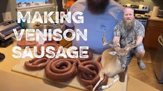 Making DEER Sausage at home Tips and tricks [upl. by Cavan]