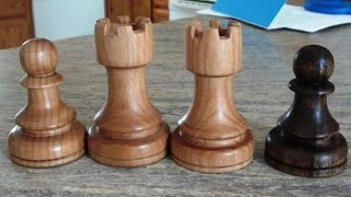 Woodturning a Chess Set  The Rooks [upl. by Newbold887]