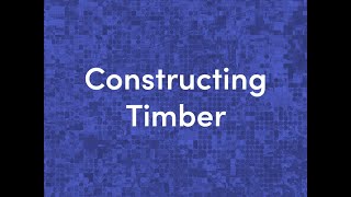 Constructing Timber  urbanNext Lexicon [upl. by Iruam430]