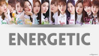 IZONE 아이즈원  에너제틱 Energetic Color Coded Lyrics HANROMENG [upl. by Kiri]