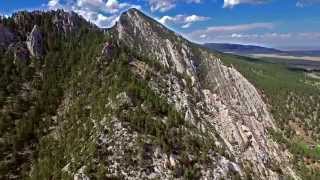 Big Horn Mountain Front at Crazy Woman Canyon [upl. by Aneekal]