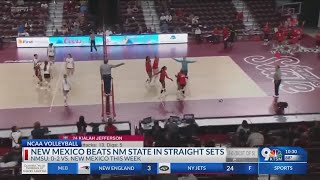 NMSU volleyball swept by New Mexico [upl. by Armin]