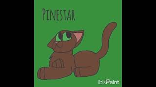 Pinestar ThunderClan Warrior Cats Speedpaint Belongs to Erin Hunter [upl. by Yarezed]